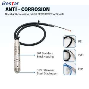 Sonde de niveau miniature étanche Bestar 19/16/13 mm, sortie 4-20 mA, capteur de niveau d'eau hydrostatique pour puits profond, 100 m 200 m - Product Image 4