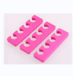 BIN OEM customize pink Soft separator toe Nail Art Finger for manicure tools