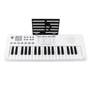 Wholesale 37-Key Portable Plastic Electronic Piano Keyboard With Microphone <b>Musical</b> <b>Instrument</b> Educational Toy - Product Image 2