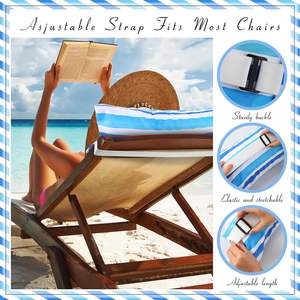 شعار مخصص محمول في الهواء الطلق نفخ المتسكع الشمس الصيف الشاطئ حمامات الرمال السفر العطلات إزالة غطاء حزام الظهر - Product Image 6