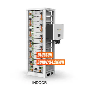 Bluesun lai năng lượng mặt trời hệ thống 30Kw 50kw năng lượng mặt trời hệ thống điện với pin hoàn chỉnh pin năng lượng mặt trời nhà hệ thống