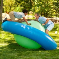 Fauteuil à bascule gonflable personnalisé en gros - Balançoire rotative multi-personnes et jouet d'équilibre pour enfants, design Planète