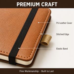 Carnet en cuir personnalisable A5 <span class=keywords><strong>A4</strong></span> A6, couverture rigide, reliure cousue, ligné, 100 feuilles, logo gaufré, écologique, cadeau, OEM - Product Image 4