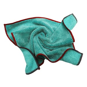Serviette de lavage auto en microfibre 40x40cm 500GSM, tissu de nettoyage brossé épaissi pour le detailing automobile - Product Image 4