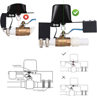Contrôleur intelligent de sécurité domestique étanche avec commande vocale et application pour la coupure d'eau et de gaz, avec minuterie pour cuisine, jardin et ferme