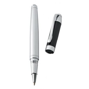 Penna a Sfera Ecologica 0.5mm-1.0mm, Penna a Scatto in Metallo Cromato/Nero, Materiale in Acciaio Durevole, Garanzia di 7 Giorni - Product Image 2
