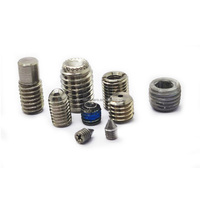 Vis sans tête en acier inoxydable 316l de haute qualité vis de réglage à six pans creux avec pointe plate Din 913