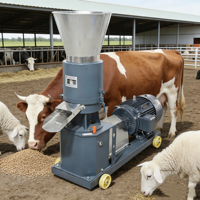 Machine à granulés d'aliments pour animaux de 600-800 kg/h, granulés d'aliments pour poulets, canards, bovins, chevaux, adaptée aux petites usines d'aliments pour animaux