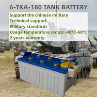 Yüksek Kaliteli WOLF 6-TKA-180 12v 180AH Sızdırmaz Kurşun Asit Akü Askeri Standart Düşük Sıcaklık Zırhlı Tank Elektrikli Jel Akü