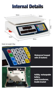 중국산 방수 40kg 1g 정밀 전자저울 무게 측정 저울 <span class=keywords><strong>acs</strong></span> - Product Image 6