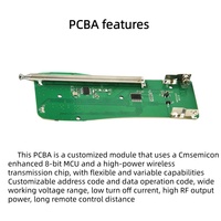 Module RF sans fil, interrupteur à distance haute puissance, longue portée 915/868/433 mhz, solution de télécommande PCBA