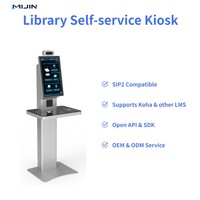 Borne de bibliothèque intelligente en libre-service : Kiosque RFID rapide pour prêts et retours, sous Windows 10 pour système de gestion des actifs de bibliothèque