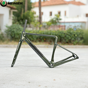 Kit de cadre de vélo de gravier en carbone avec patte de dérailleur UDH et boîte à outils intégrée - Product Image 6