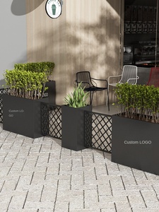 Fioriera Tradizionale Personalizzata <span class=keywords><strong>in</strong></span> <span class=keywords><strong>Ferro</strong></span> <span class=keywords><strong>Battuto</strong></span> e Acciaio Inox Biodegradabile per Esterni, Combinazione di Griglie per Recinzioni e <span class=keywords><strong>Vasi</strong></span> - Product Image 4