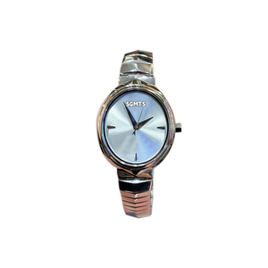 Reloj azul hielo de moda, nuevo reloj de cuarzo con esfera de metal con diseño de hueso de serpiente, pequeño reloj dorado Saturno para mujer - Product Image 4