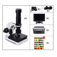 SCIEDU Microscope à Microcirculation Composé Numérique USB 7 Pouces Écran LCD Affichage Nailfold Capillaire Lcd Microscope Numérique