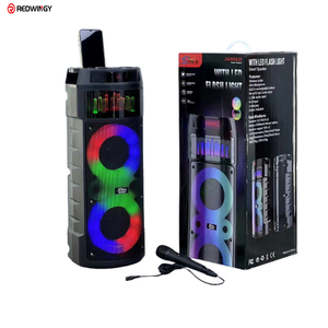 Redwingy JQS6221 Dual 6.5 pollici 30W migliori altoparlanti alimentati portatile <span class=keywords><strong>Mic</strong></span> e Pa sistema RGB luce all'aperto altoparlanti di indirizzo pubblico - Product Image 2