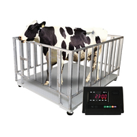 Balance numérique pour animaux personnalisable de 500 kg, 1000 kg, 3000 kg avec barrière de sécurité pour ranch