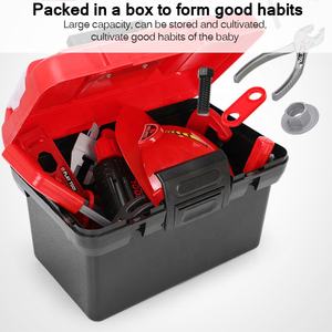 Simulazione per bambini strumento di riparazione <span class=keywords><strong>giocattolo</strong></span> mini <span class=keywords><strong>trapano</strong></span> elettrico e assemblaggio di viti fai finta di giocare accessori per attrezzi <span class=keywords><strong>giocattolo</strong></span> set di attrezzi - Product Image 6