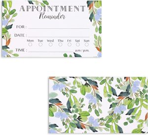 Tarjetas de cita personalizadas, tarjetas de recordatorio de cita, tarjetas de cita de cliente para dentista, terapeuta, <span class=keywords><strong>Doctor</strong></span> Hair - Product Image 6