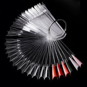 50 Uds muestras de <span class=keywords><strong>uñas</strong></span> puntas redondas ovaladas <span class=keywords><strong>para</strong></span> mostrar muestras de <span class=keywords><strong>uñas</strong></span> paleta de esmalte de Gel tabla de colores herramientas de práctica de manicura - Product Image 2