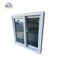 Fenêtre coulissante horizontale en PVC imperméable de haute qualité, avec cadre en acier inoxydable, insonorisée, à suspension magnétique, pour appartement