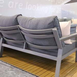 Juego de Muebles de Jardín de Aluminio Moderno Personalizado, Sofá de Patio de Alta Gama Resistente a la Intemperie con Brasero para Hotel y Villa - Product Image 5