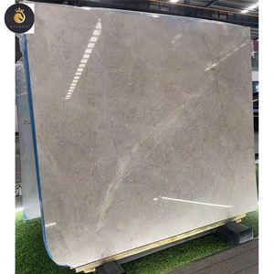 Carreaux de marbre gris château hautement polis pour décor de sol de villa meilleure qualité marbre gris coupé à la taille carreaux décoration murale - Product Image 2