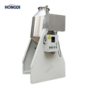 Mezclador de Doble Cono Elevado de Acero Inoxidable, Mezcladora Rotativa con Motor AC y Transmisión por Engranajes, Descarga Fácil desde la Parte Inferior para Productos Químicos, Capacidad de 500L - Product Image 1