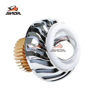 SNOR Moto Lumières <span class=keywords><strong>Diable</strong></span> Ange Oeil Ouverture LED Phare Oeil Multicolore Laser Phare Phare - Product Image 6