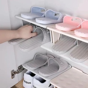 <b>Plastic</b> Integrated Household Shoe <b>Rack</b> Double Shoe Support Space-Saving Simple Shelf Shoe Storage <b>Rack</b> for Home Daily Supplies - Product Image 6