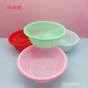 Nachuan <b>Plastic</b> <b>Colander</b> 23cm X 8cm Thickened Drain Basket For Kitchen Vegetable Straining - Product Image 5