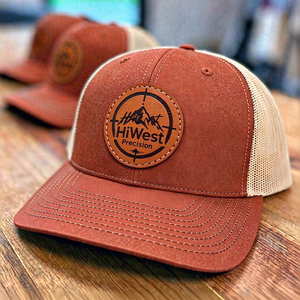 หมวกแก๊ปทรง RS รุ่น 112 แบบ Trucker คุณภาพสูง OEM ปรับแต่งได้ 6 แผง ปีกโค้งสำเร็จรูป  ตกแต่งด้วยหนังปะโลโก้  ผ้าแคนวาสเปล่า  ตาข่ายแบบ Pearl Mesh  ติดกระดุมแบบ SnapBack - Product Image 2