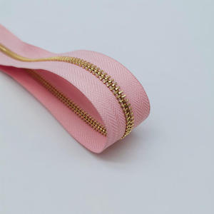 Fermetures éclair métalliques personnalisées en laiton lourd à verrouillage automatique, à glissière ouverte, <span class=keywords><strong>pour</strong></span> vêtements et sacs - Product Image 6