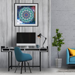 Lumineux 5D DIY Diamant Peinture Forme Spéciale Perceuse Partielle Lueur Diamant Peinture Point De Croix Mur Décor À La Maison - Product Image 5