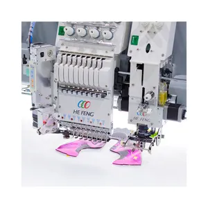HEFENG professional service mixed flat coiling embroidery machine with low price