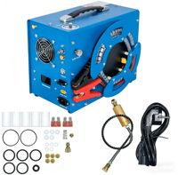 Pompa PCP 12V 4500psi 30mpa 300bar 110V 220V Otomatis Mati  Pompa PCP dengan Adaptor Daya Terintegrasi Kompresor Udara PCP Paintball