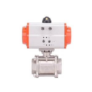 บอลวาล์วสแตนเลส 316 แบบสปริงรีเทิร์น ข้อต่อเกลียว ขายดีจากโรงงาน - Product Image 1