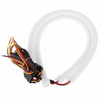 Bande LED flexible pour voiture 30cm 45cm 60CM, 12V, clignotant ambre, phares DRL, feux de jour à LED