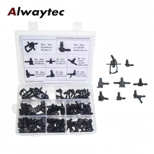 85 pièces haute qualité nouveau réservoir Diesel carburant huile retour ligne <span class=keywords><strong>Kit</strong></span> pompe à essence filtre injecteur conduit tuyau de raccordement pièces de moteur - Product Image 1