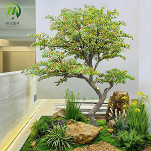 Albero Artificiale Personalizzabile con Tronco Staccabile, Pianta Sempreverde Grande, Foglie Verdi Erythrina Variegata Enkianthus per Paesaggistica <span class=keywords><strong>da</strong></span> Giardino - Product Image 1