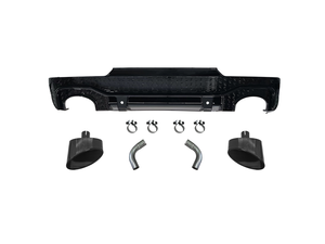 Diffuseur arrière de voiture avec tuyau d'échappement pour <span class=keywords><strong>Audi</strong></span> <span class=keywords><strong>Q5</strong></span> 2021-2023 Upgrade To RSQ8 2021-2023 Use For <span class=keywords><strong>Sportback</strong></span> Car - Product Image 3