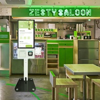 Kiosque libre-service sur pied, solutions de paiement et de commande automatique avec lecteur de codes-barres et SDK pour les entreprises