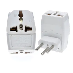 Switzerland plug adapter universal travel multifunction 10A250V type J round 3 prongs electric swiss conversion converter