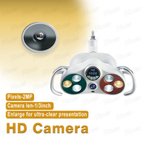 Plafonnier dentaire avec capteur et caméra, lampe LED dentaire avec caméra zoom, lampe de plafond pour fauteuil dentaire