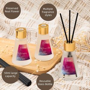 Paradiso floreale elegante rosa lavanda Gardenia diffusore di <span class=keywords><strong>fragranze</strong></span> <span class=keywords><strong>ambiente</strong></span> verde - Product Image 6