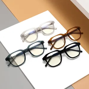 Conchen luxury acetate frame anti blue light lens eyeglasses frames shades