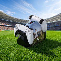 Base de Carga para Control de PS5 Compatible con GAMINJA, Diseño Edición Especial para Fanáticos del Fútbol, Compatible con OEM/ODM