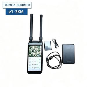 Détecteur de drones portable H3P Pro Version, balayage large bande 100-6000 MHz, système de défense et de suivi de drones longue portée 2-3 KM - Product Image 1