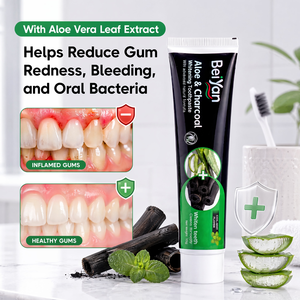Pasta Dental de Carbón Vegetal 100g, Blanqueadora, Refresca el Aliento y Deja un Sabor a Menta Duradero para la Higiene Dental Diaria, Venta de Fábrica - Product Image 5